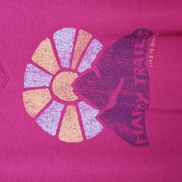 LIFE IS GOOD Crusher Vee Happy Trails T-Shirt XS - Picture 2 of 9